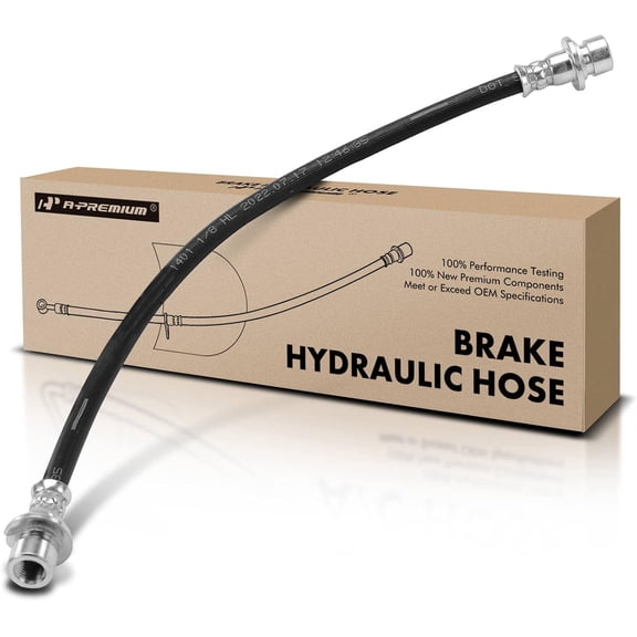A-Premium Rear Inner Brake Hydraulic Hose Compatible with Acura and Honda Models - MDX 2001-2006, Pilot 2003-2008 - Replace# 01466S3VA00