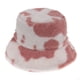 thumbnail image 1 of Sombreros De Cubo De Felpa Con Estampado De Vaca Para Otoño E Invierno, Sombrero Cálido Para Exteriores Con Cuerda Ajustable, Sombrero De Pescador Unisex Para Lavabo seitruly AP006287-02, 1 of 6
