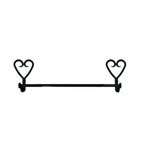 Village Wrought Iron Tb 51 S Small Heart Towel Bar Village Wrought Iron Tb 51 S Small Heart Towel Bar