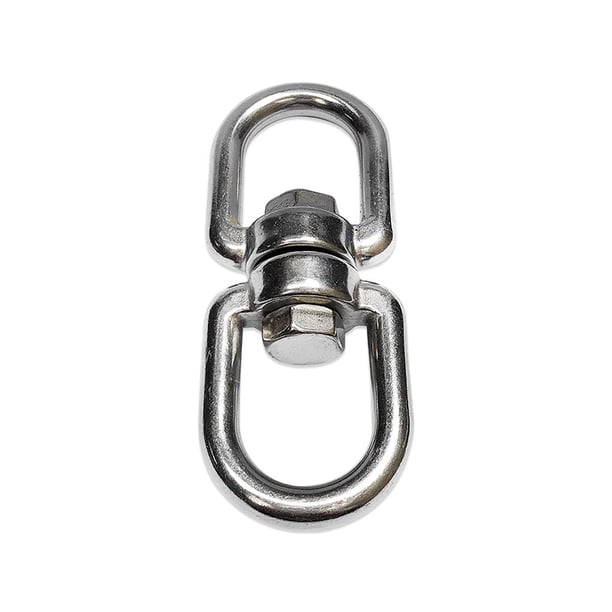 Ojo Giratorio Universal De Doble Extremo, Conector De Anillo De Grillete Giratorio De Ojo A Ojo De Acero Inoxidable 304 De Alta Para Interiores Y Exteriores Yuarrent OD007750-00