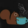thumbnail image 3 of CafePress - Coffee Squirrel Pajamas - Women's Dark Pajamas, 3 of 4