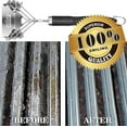 thumbnail image 7 of Grill Brush and Scraper Bristle Free – Safe BBQ Brush for Grill – 18'' Stainless Grill Grate Cleaner - Safe Grill Accessories for Porcelain/Weber Gas/Charcoal Grill – Gifts for Grill Wizard, 7 of 7
