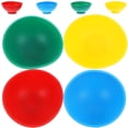 thumbnail image 2 of 8 Pcs Bols d'Alimentation pour Bébé Bols à Riz Bols en Silicone Mini Bols Bol à Assaisonnement Bols Résistants aux Chutes pour Enfants (Jaune + Rouge + Vert + Bleu), 2 of 6