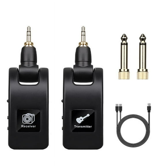 Guitar Wireless System Audio Transmitter Receiver USB Rechargeable Wireless System for Electric Guitar