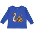 thumbnail image 3 of Inktastic Cute and Cuddly Ball Python Snake Boys or Girls Long Sleeve Toddler T-Shirt, 3 of 5