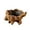 A, variant on Artificial Driftwood Stump Log Planter Vintage Cactus Container with Drainage Hole, Creative Imitation Sculpture Resin Succulent Flower Pot for Herb, Strawberry