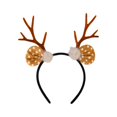 thumbnail image 1 of Diademas de reno Diadema navideña novedosa con orejas de reno Diadema con orejas de reno para accesorios de disfraces de fiesta navideña, 1 of 7