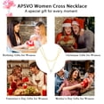 thumbnail image 6 of APSVO 18K Gold Plated Necklaces for Women CZ Layered Stackable Solitaire Pendant Chain Choker Necklace Set Birthday Christmas Jewelry Gifts Teen Mom Wife Girlfriend Female Adults Stocking Stuffers, 6 of 6