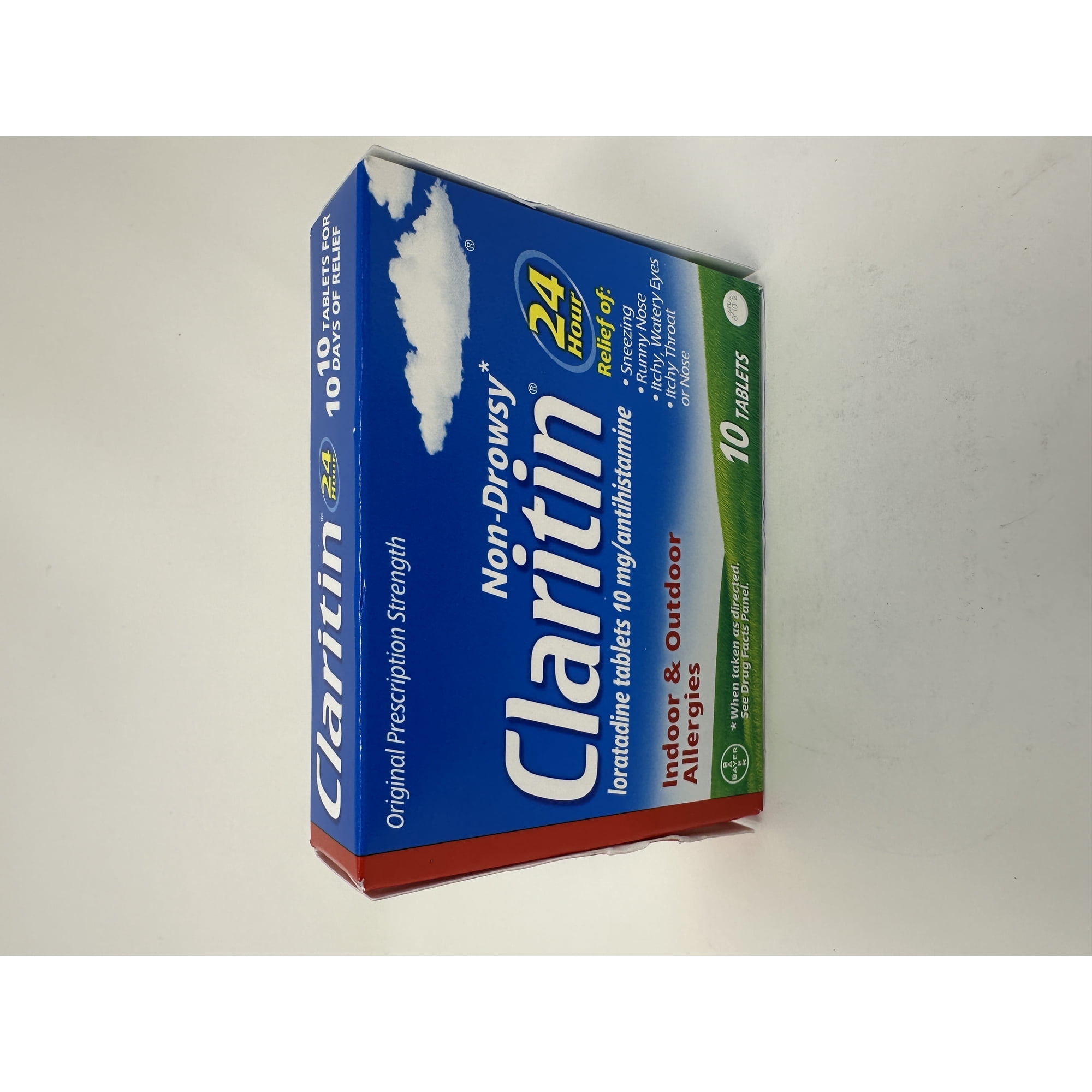 Claritin Loratadine, Indoor & Outdoor Allergies, Non-Drowsy, 10 ct, 3-Pack