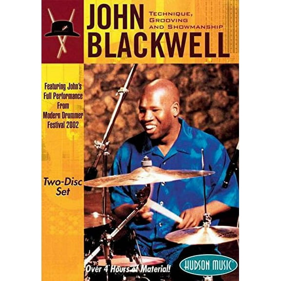 JOHN BLACKWELL POCKETMAN: TECHNIQUE, GROOVING AND SHOWMANSHIP 2DVD