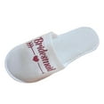 thumbnail image 3 of 5 pares de zapatillas antideslizantes para el hogar del hotel de viaje de la dama de honor de la ducha nupcial de la sauna Baoblaze Zapatillas de dama de honor desechables, 3 of 5
