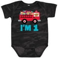 thumbnail image 3 of Inktastic 1st Birthday Fire Truck Boys or Girls Baby Bodysuit, 3 of 5