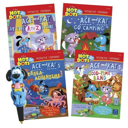 UPC: 0086002023841 | Educational Insights Jr Story Book Kit 4 Books with 1 Ace Pen