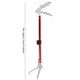 thumbnail image 2 of 70cm Professional Foldable Aluminum Alloy Snake Tongs, 2 of 3