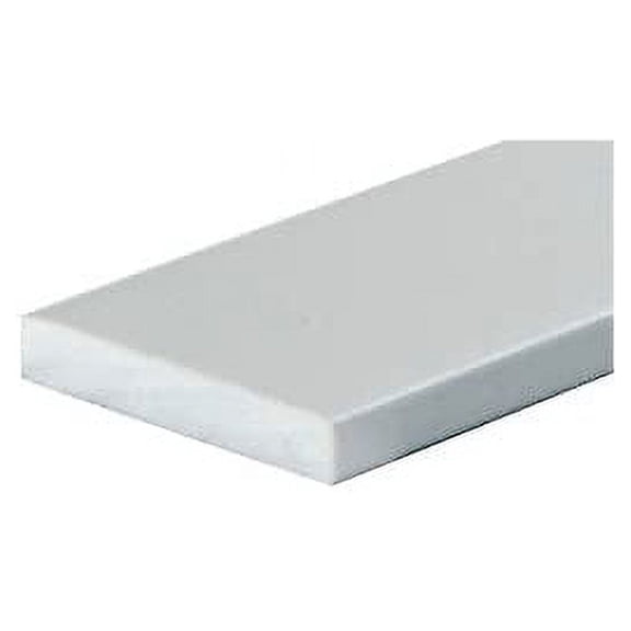 6 FT - 1" x 1/4" Aluminum Bar 6063 Alloy T-6 Temper Clear Anodized