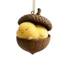 thumbnail image 1 of Weloille Animal Hanging Ornament 0.26 Ft, 1 Piece Cute Resin Pendant Decor, Lightweight Decorative Hanging Accessory, for Backpack Keychain Car Interior Home Wall Decor, 1 of 2
