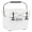 White, variant on Biotree Hard Cooler 16 Quart Insulated Portable Ice Chest with 24-Can Capacity and 2 Cup Holders for Camping and Fishing, Gray