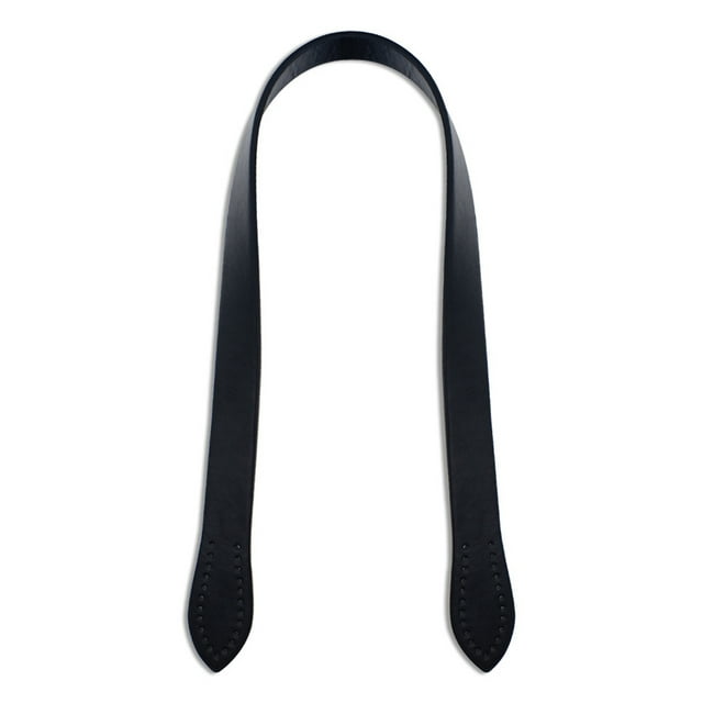 PU Leather Handbag Lifting Handle Modified DIY Decorative Leaf Color Handbag Lifting Shape Easy Matching Shoulder Bag Strap Accessories Black
