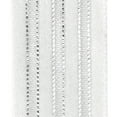 thumbnail image 3 of Homeford Sheer Satin Metallic Cabana Stripes Ribbon, 5/8-inch, 25-yard, White/Silver, 3 of 3