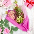 thumbnail image 6 of 108Sheets Pink Gift Tissue Paper Valentine's Day Tissue Paper Wrap Tissue for Packaging Presents Crafts Bouquets and Art Craft DIY Floral Birthday Party Festival, 6 of 7
