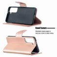 thumbnail image 3 of Dteck Case For Samsung Galaxy S21 plus 6.7 inch Premium PU Leather Flip Wallet Case Embossed Full Body Protection Flip Stand Card Holder Magnetic Cover , pink, 3 of 5
