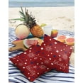 thumbnail image 3 of Pack of 2 Outdoor Pillow Covers, Independence Day Blue and White Star Withs Waterproof Square Throw Pillowcase Cushion Decorative Pillow Covers for Couch Patio Tent, 20x20 in, 3 of 6