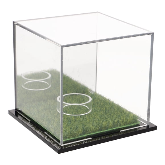 OULII Golf Ball Display Case With Sleek Mirror Design For Collectibles 1Pack