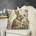thumbnail image 2 of YINGXI Spring Throw Pillow Covers Spring Decorative Pillows Case Soft Velvet Cushion Covers for Couch Sofa Patio Garden Spring Decor 20x20in, 2 of 5