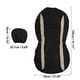 thumbnail image 5 of 4uds Coche Asiento Cubiertas Cabeza Descanso Cubierta Coche Asiento Cubiertas Beige Negro, 5 of 8