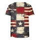 thumbnail image 5 of Fiudx Ofertas Relámpago Top/Camisa de Cuello Redondo de Manga Corta con Cuello Redondo Estampado para Mujer, 5 of 5