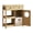 Oak, variant on Pusnapku 28" Laundry Hamper Cabinet with Basket, Bathroom Storage Organizer with Door, 2 Drawers, Open Shelves and 3 Hooks, Wood Modern Clothes Hamper