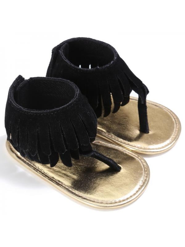 black sandals for baby girl