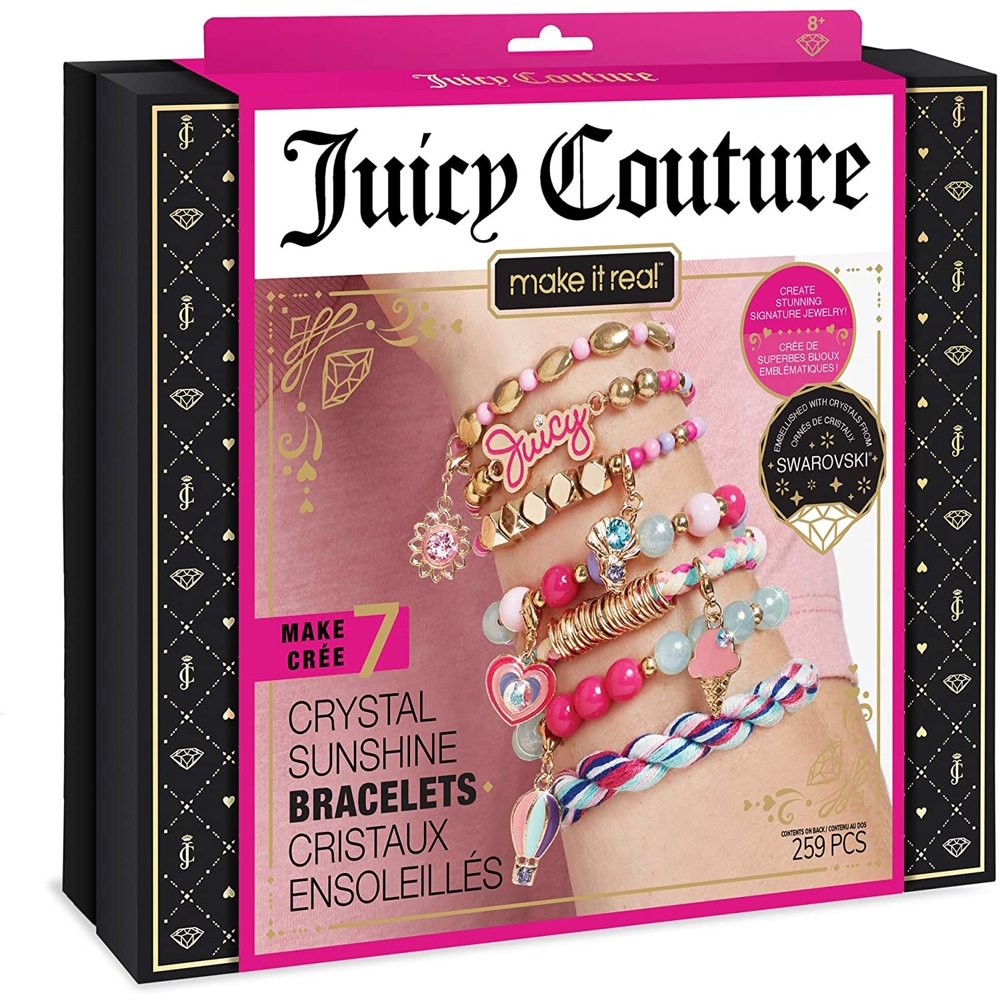 Make It Real Juicy Couture Crystal Sunshine Bracelets DIY Charm