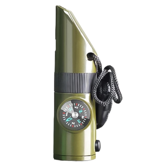 7 In 1 3 In 1 multi Jungle Survival Emergency Small Safety Whistle With Flashlight Compass