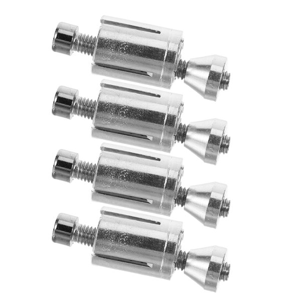 BESTYASH 4Ud Tapón De Para Espejo De Motocicleta En Plata Fácil Instalación Para Manubrio