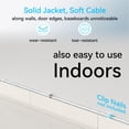 thumbnail image 3 of Cable Ethernet Sokqovt Cat6a de 100 pies para exteriores e interiores, blanco, 3 of 6