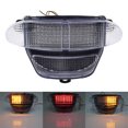 thumbnail image 1 of Adecuado para Honda 1998 1999 CBR 900RR Luz trasera de freno LED con corte de lente transparente., 1 of 4