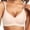 Beige, variant on Racerback Bras for Women Full Coverage Supportive Wireless Bras Push Up Seamless Bralettes Convertible T-Shirt Bra