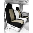thumbnail image 2 of CalTrend Front Highback Buckets Faux Leather Seat Covers for 1980-1995 Jeep CJ7|Wrangler - JP127-05LB Sandstone Insert with Black Trim, 2 of 3