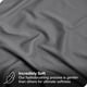 thumbnail image 5 of Juego de Cama Bare Home de 7 Piezas en una Bolsa Tamaño Queen Color Negro con Juego de Sábanas Grises, 5 of 7