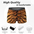 thumbnail image 2 of SEVEBJ Tiger Skin Pattern Mans Boxer Briefs Knickers Elastic Underpants Breathable Panties, 2 of 6