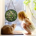 thumbnail image 7 of St. Patrick's Pendant,2D Acrylic Four-Leaf Clover Pendant,6.3" Disc Hanging Decor for St.Patrick's Day,Window & Porch Hanging Decoration with Chain,Durable Outdoor Decor for Home,Garden, 7 of 7