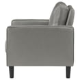 thumbnail image 3 of Ruth Upholstered Track Arm Accent Chair Grey, 3 of 10