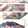 thumbnail image 4 of EAGLE PEAK 10x10 Pop Up Canopy, Instant Outdoor Canopy Tent, Straight Leg Pop Up Tent for Parties, Camping, The Beach and More, 100 Square Feet of Shade, Americana Skull, 4 of 11