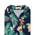thumbnail image 5 of NFTOEIULA Women Floral Print Lapel Collar Buttons Long Sleeve Bohemian Shirt, 5 of 7