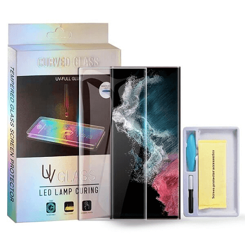 Pour Samsung Galaxy S22 Ultra Clair UV Gel Liquide Trempé Écran