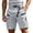 03# Gray, variant on IhhxPro Men's Outdoor Cargo Shorts with Elastic Waist and Belt, Men for Hiking, Multi Pocket, Lightweight Cotton , Relaxed Fit, Summer Travel, Casual Utility Style M-2XL