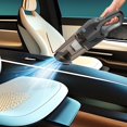 thumbnail image 1 of Xihbxyly Aspiradora para Coche, Potente Succión de 5500 Pa, Inalámbrica, Multifunción 4 En 1, para Uso Doméstico y En Coche, Batería de Alta Potencia de 4000 Mah, Compacta y Ligera, Tamaño 350 X 75 X, 1 of 5