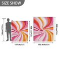 thumbnail image 6 of Yayeee Throw Blanket for Couch Soft Warm 50" x 60" Sofa Chair Bed Decoration, Swirling Lines, 6 of 7