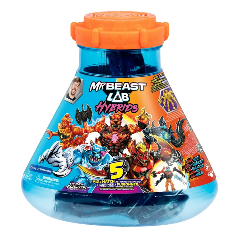 MrBeast Lab Hybrids Mega Pack Lava and Ice, Reveal Different